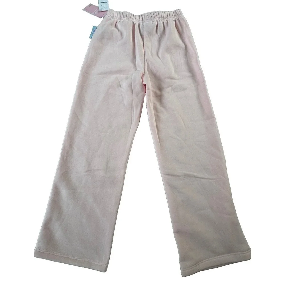 Care Bears Girls Sweatpants Pink Fleece Care Bears Graphic Pull On Size M(8) NWT
